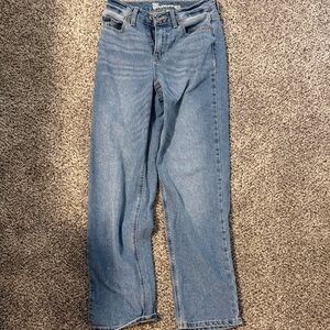 No Boundaries Women's Straight Leg Blue Jeans